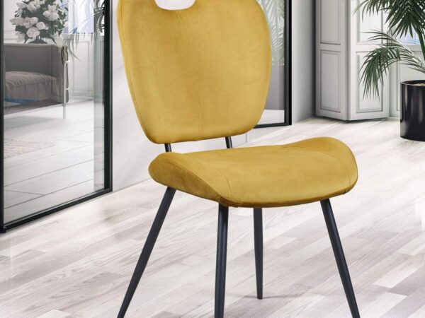 chaise Nadège au design élégant avec assise confortable