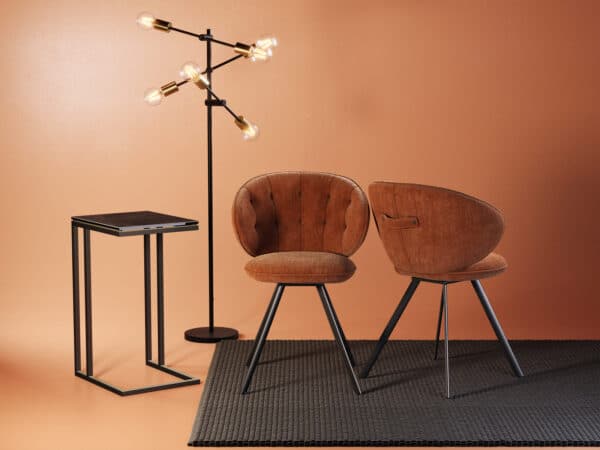 Chaise Nottingham Akante au design moderne avec assise confortable.